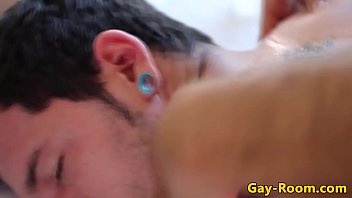 Preview 2 of Solo Kicking - Masseuse rides clients thick cock