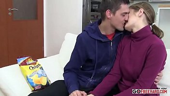 Preview 1 of Usa Online Sajani Pornist - Young Amateur Russian Couple Caught Fucking On Tape