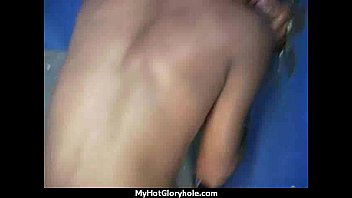 Preview 3 of Nasty Bi Couple - Gloryhole cock licking and sucking interracial 27