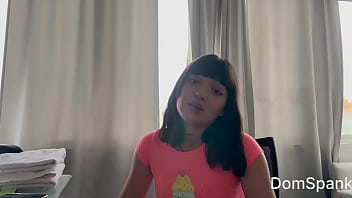 Preview 3 of Ryo Yuuki - How to convert a cute girl into a spanking model full video in DomSpank channel