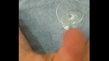 Preview 3 of Moti Moti Bur Wali Bf - solo cumshot in a glass