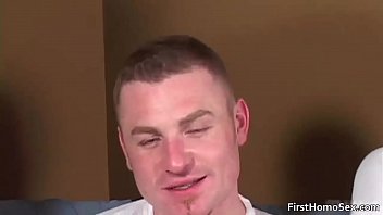Preview 2 of Hollywood Sexi Sot - Cute gay dude is talked into having gay porno