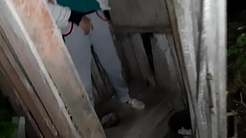 Preview 1 of Xxx Xxvde - I caught my neighbor masturbating in the toilet on the street and I joined her - Lesbian Illusion Girls