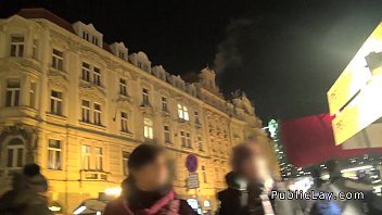 Preview 2 of Porn I Giselle - Czech amateur banged in public pov