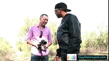 Preview 3 of Faae Poor - Guy destroyed by hard fat black cock gay porn