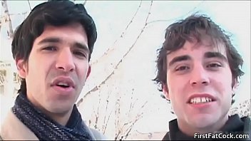 Preview 1 of A Real Horse Fuck With Women - Andy gets his first big fat gay cock gay video