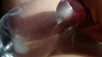 Preview 4 of Brandi Love Anal Pov - cum into a wine glass at home
