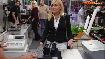 Preview 1 of Randi Cg Video Xxx Hindi Me - Sexy blonde milf banged at the pawnshop and received money