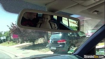 Preview 2 of Video Sunny Lion Xxccc - Teen hitchhiker Hanna Sweet and her lover have sex for a free ride