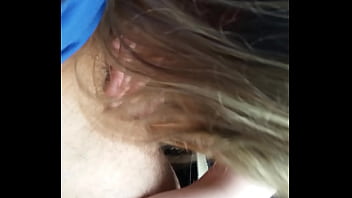 Preview 2 of Filim Xxx Indo - Blond blowing me in my car!