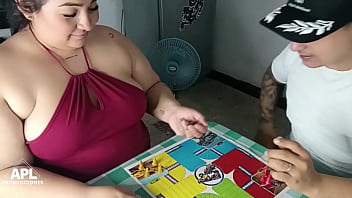 Preview 1 of Varuska Pregnant - Jugando parkets con el cachondo de mi hijastro,  y mira lo bien que la pasamos