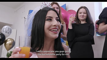 Preview 1 of Kindy Wife - Bachelor party of Katsaros wet,  Vittoria Divine 6on1 interracial gangbang. ATM,  DAP,  Deepthroat,  Gapes,  ButtRose,  Pee/Cocktail/Drink/Shower,  Cum Swallow GIO2790