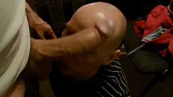 Preview 3 of Mans Toy - Cum Feeding The Greedy Office Whore