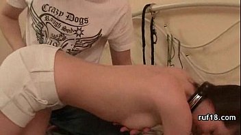 Preview 2 of Mom Japan Cream - Horny teen enjoys hard cock