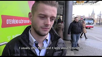 Preview 3 of Deepthroat Spit - CZECH HUNTER 190