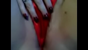 Preview 2 of Dieta Ot Lishnih Kilogramm - red satin thong cum.