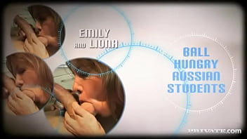Preview 1 of Deske Gym - Amateur Teen Emily Gags on Big Balls and Rides a Hard Cock