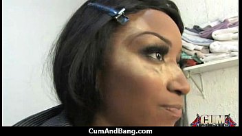 Preview 1 of Pretty Chest - Black Slut Group In Her Mouth 26