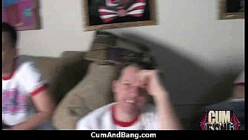 Preview 4 of Brazzers Hut - Black Slut Group In Her Mouth 27