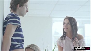 Preview 2 of In Collant - Lexi and MILF Samantha share a cock