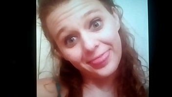 Preview 2 of Malayalam Selfi - Her Hot Sexy Redhead Girl Face Painted &amp_ Covered with my Cum