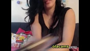 Preview 1 of Xcxx M - Big-ass busty teen dildoing pussy on webcam