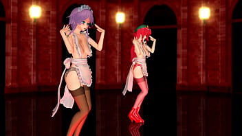 Preview 1 of Chained Gagged Self - hentai dance super touhou