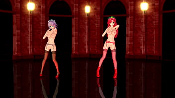 Preview 4 of Chained Gagged Self - hentai dance super touhou