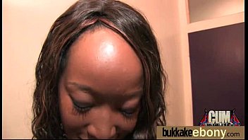 Preview 1 of Wife Friend Cuck - Busty black babe bubble bath group cocksuck! 19