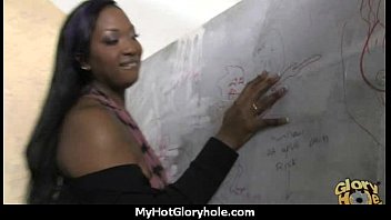 Preview 3 of Rilynn Rae Reality Kings Lesbian - Ebony teen shows off her blowjob skills at gloryhole 14