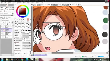 Preview 4 of Rock Groupies - Drawing Ecchi Rion Aida (Agent Aika) - Repost