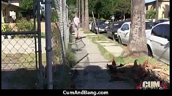 Preview 3 of Double Teen Hard Fuck - Crazy Group Interracial Blowjob Wow 7
