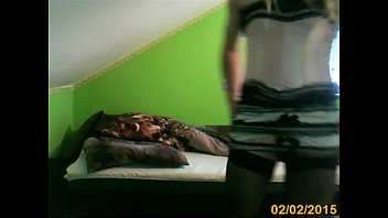 Preview 3 of Dad Bully Fuck Daughter - Boy In girlfrend swimsuit,  pool fuck milf bikini lingerie