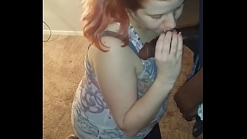 Preview 2 of Sara Jay Vs Black - sexy wife sucks bbc