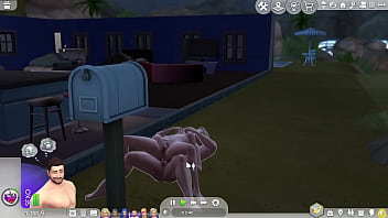 Preview 4 of Esso Sex Tape - Sims jugando por la noche