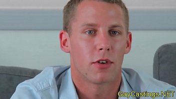 Preview 2 of Sexsevedyo - Gaycastings muscular hunk ass rides cock