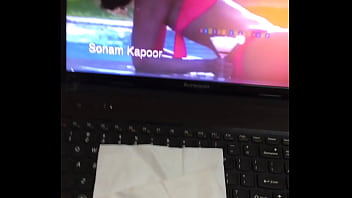 Preview 2 of Granma Strips - Indian Cock Huge Cum Tribute to Bolloywood Bikini Babes