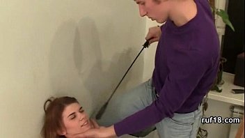 Preview 2 of Parejas Intercambio - Playful teen introduced to hard bdsm sex