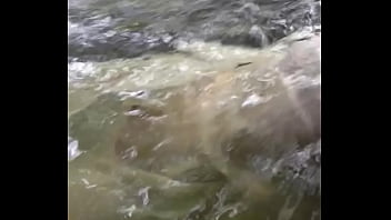 Preview 2 of Porn Yenge Sakso - gay couple fucking bareback in water