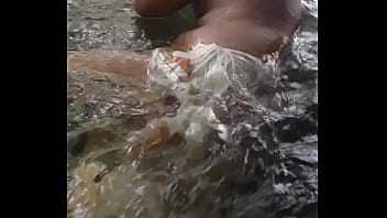 Preview 1 of Porn Yenge Sakso - gay couple fucking bareback in water