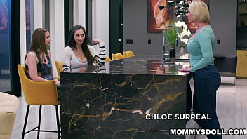Preview 1 of Pishng Xxx - Scorching hot scene,  filled with great kissing. Always a pleasure to see Mellanie Monroe,  and Laney Grey and Chloe Surreal are such gorgeous girls!