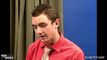 Preview 1 of Brother Sister Pee Together - Excited gays banging in the office at work