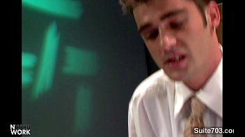 Preview 3 of Chloe Headscissors - Gay gets fucked and facialized at work