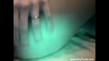 Preview 4 of Clasicos Cine Porno - Amazing twinks Believe it or not,  William has never wielded a dildo!