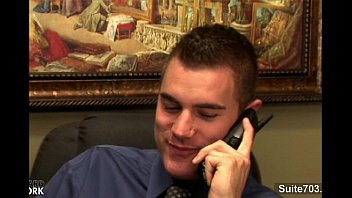 Preview 1 of Britney Jay Sexwife - Sexual gays screwing butts in the office