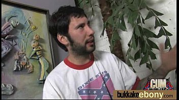 Preview 3 of Abuse Fuckmeat - Interracial bukkake sex with black porn star 4