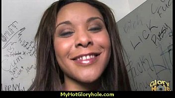 Preview 1 of Asian Satin - Teen Ebony Babe POV Blowjob 13