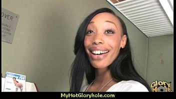 Preview 1 of Small Studnt - Teen Ebony Babe POV Blowjob 23