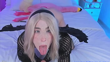 Preview 4 of Naughty America Xxx - Sweet Eaton Dildo Toy Sucking