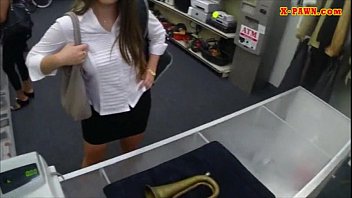 Preview 1 of Rima Actar - Big ass amateur brunette babe screwed by pawnkeeper